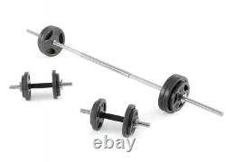 100LB Black Cast Iron Standard Weight Plate Sets Both Dumbbell and Barbell