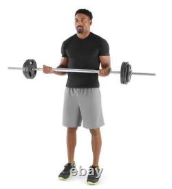 100LB Black Cast Iron Standard Weight Plate Sets Both Dumbbell and Barbell