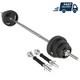 100lb Black Cast Iron Standard Weight Plate Sets Used As Both Dumbbell/barbell