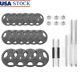 100lb Cast Iron Weight Plate Set Barbell Dumbbell Home Gym Equipment Fitness New