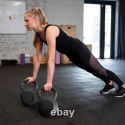 100 lb Cast Iron Kettlebell for Strength Training & Conditioning Workouts