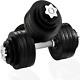 105 Lbs Adjustable Dumbbell Weight Set For Home Gym, Cast Iron Dumbbell, Pair