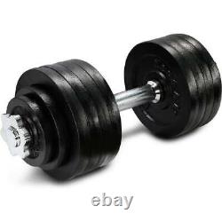 105 lbs Adjustable Dumbbell Weight Set For Home Gym, Cast Iron Dumbbell, Pair