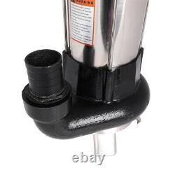 110V 1.5HP Sump Pump Industrial Sewage Cutter Grinder Cast iron Submersible New