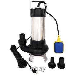 110V 1.5HP Sump Pump Industrial Sewage Cutter Grinder Cast iron Submersible New