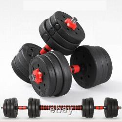 110lb Dumbbell Set Adjustable Dumbbells weights cap 552 50kg NEW Weight