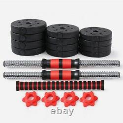 110lb Dumbbell Set Adjustable Dumbbells weights cap 552 50kg NEW Weight