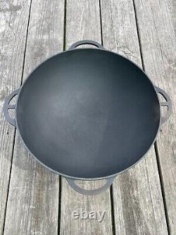 12L Cast Iron Cauldron Kazan WOK with Lid