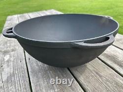 12L Cast Iron Cauldron Kazan WOK with Lid