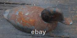 12.5 Antique Cast Iron Sink Box Duck Decoy 4.10 Lbs