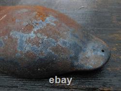 12.5 Antique Cast Iron Sink Box Duck Decoy 4.10 Lbs