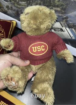 14 Tommy Trojan USC Mascot Cast Iron Rare Vintage 1977 13 lbs + vintage bear