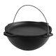 15 L Cast Iron Cauldron Camping Kazan With Lid Frying Pan For Outdoor Cooking