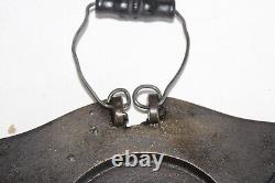 1889 Mrs. Shaeffer's Cast Iron Flip Flop Three Pancake Cake Griddle Canton, OH
