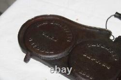 1889 Mrs. Shaeffer's Cast Iron Flip Flop Three Pancake Cake Griddle Canton, OH