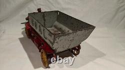 1915-1920's HUBLEY COAL DUMP TRUCK, MASSIVE 15.5 INCHES, 8 LB. 8.5 OUNCES