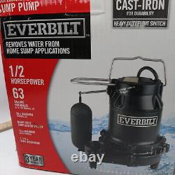 1/2HP Cast Iron Sump Pump