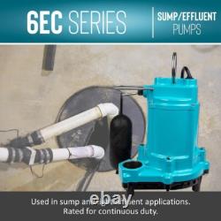 1/3 HP Heavy Duty Cast Iron Automatic Submersible Sump Pump Wastewater Removal