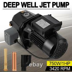 1 HP Cast Iron Shallow Well Jet Pump With Pressure Switch 17.6 GPM Height 216.5ft