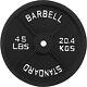 1 Inch- 2.5- 45lb Standart Classic Cast Iron Weight Plates For Strength Training