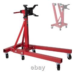 2000 lbs. Cast Iron Heavy-Duty Foldable Engine Stand 360° Rotating Head