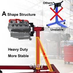 2000 lbs. Cast Iron Heavy-Duty Foldable Engine Stand 360° Rotating Head
