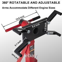 2000 lbs. Cast Iron Heavy-Duty Foldable Engine Stand 360° Rotating Head