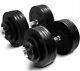 200lb Total Adjustable Dumbbells Set Cast Iron Weights Yes4all Bowflex In Hand