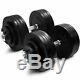 200lb total Adjustable Dumbbells Set Cast Iron Weights YES4ALL Weights Home Gym
