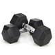 20 Lbs (2 Pieces) Solid Cast Iron Weight Plates Hex Head For Fitness Black