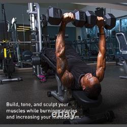 20 Lbs (2 Pieces) Solid Cast Iron Weight Plates Hex Head for Fitness Black