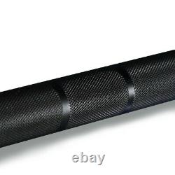 2200 mm Barbell Black Zine 1000 lb Training Bar with 4 Bearings Weightlifting