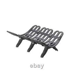22 in. Cast Iron Fireplace Grate with 2.5 in. Legs