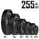 255 Lb Cast Iron Olympic Plate Set Osb255 Body-solid