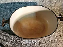 #25 Le Creuset Enzo Mari La Mama Cast Iron MCM Brown Dutch Oven & Cover France