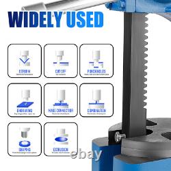 2T Heavy Duty Cast Iron Desktop Punch Press Machine Benchtop Arbor Press, Blue