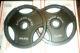 (2) 35 Lb Fitness Gear Olympic Cast Iron Weight Plates 2 New