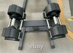 2x Adjustable Dumbbell Weights (4.4-70.5 lb / 2-32 kg) Single Sync Set Gym PAIR