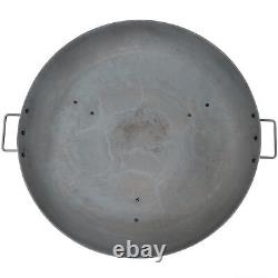 34 in Rustic Cast Iron Fire Pit Bowl with Stand Steel by Sunnydaze