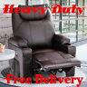 350lb Heavy Duty Recliner Sofa Chair With Heat And Massage Cup Holder Leather Rc