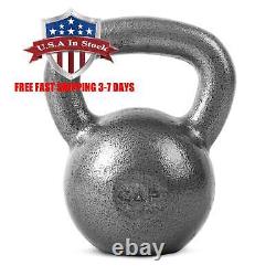 35-Pound Cast Iron Kettlebell Full Body Workout Gear Strength & Endurance
