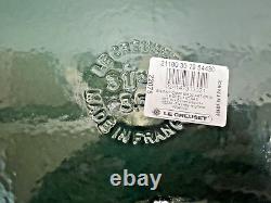 $368 Le Creuset Signature Cast Iron 3.5 Quart Brasier, Artichaut GREEN NOB