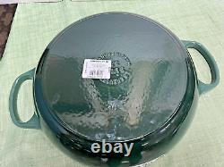 $368 Le Creuset Signature Cast Iron 3.5 Quart Brasier, Artichaut GREEN NOB