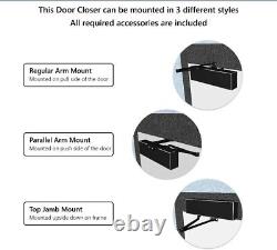 3Extra Heavy Duty Grade 1 Commercial Cast Iron Door Closer, LCN 4040XP Footprint
