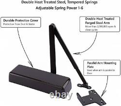 3Extra Heavy Duty Grade 1 Commercial Cast Iron Door Closer, LCN 4040XP Footprint