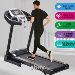 3.25HP Treadmill with Incline, 300lb Capacity Running Exercise Machine LCD NEW#