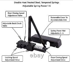 3x Extra Heavy Duty Commercial Door Closer D9016 UL Listed LCN 4040XP Footprint