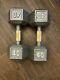 40 Lbs Dumbbell Pair Hex Cast Iron Free Priority Shipping Brand New
