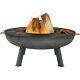 40 In Cast Iron Fire Pit Bowl With Cooking Ledge By Sunnydaze