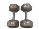 40 Lb Pair Hex Cast Iron Dumbbells Usa Ships Asap! 80lbs Total Used Hand Weight